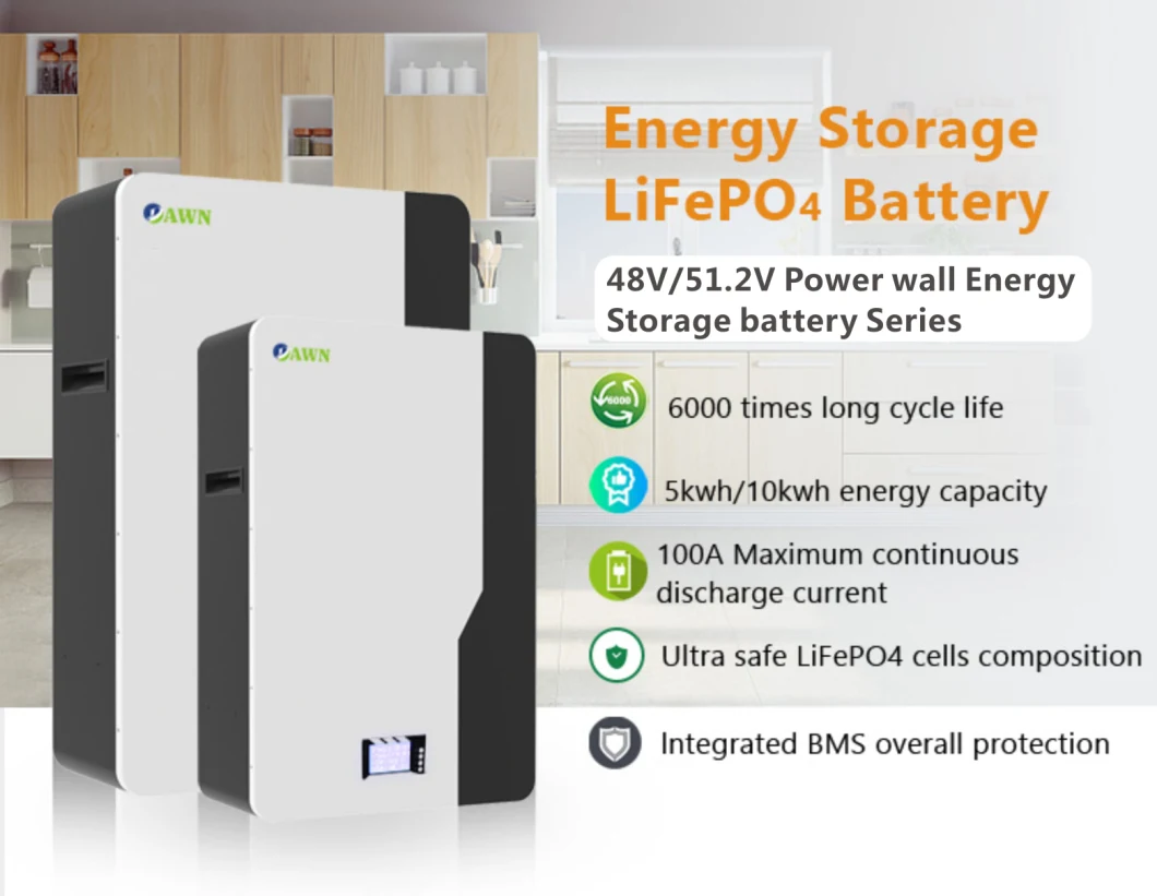 Shenzhen Manufacturer 6000 Cycles Power Station 5-40kwh Energy Storage Lithium Li Ion Battery Packs 48V 100ah 200ah LiFePO4 Cells Lto Solar Battery for Solar